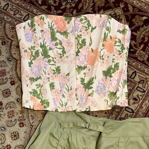 Zara bustier corset NWT